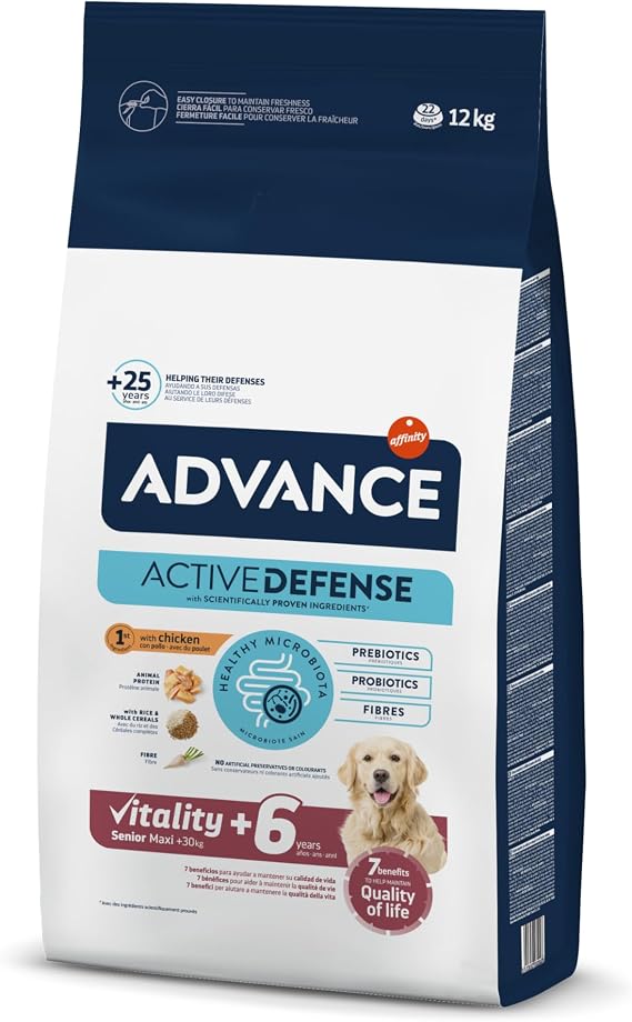 Advance Dog Maxi Senior +6 Vitality 12Kg