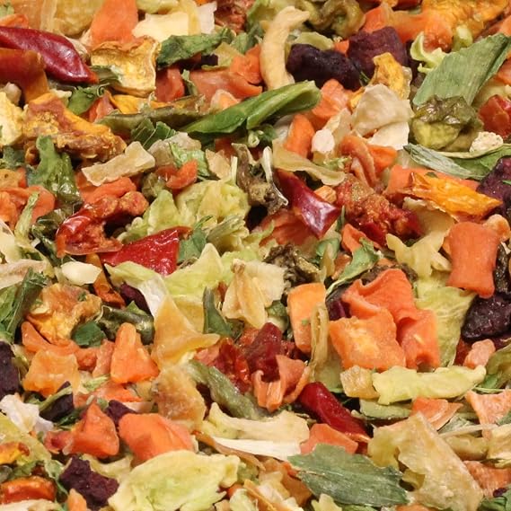 Garden Deluxe Vegetable Soup Mix by Its Delish, 2 Lbs Bulk Bag | 16 Natural Dehydrated Vegetables for Ramen Noodles, Soup Greens with Beets | Freeze Dried Veggie Blend, No MSG, Vegan, Kosher