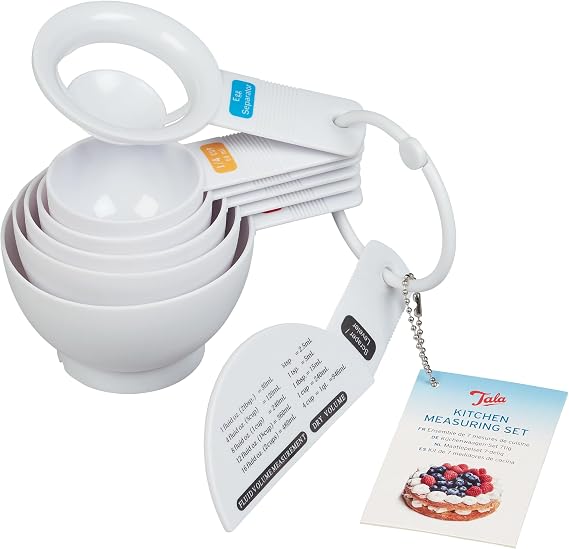 Tala 7 Piece Measuring Set, White