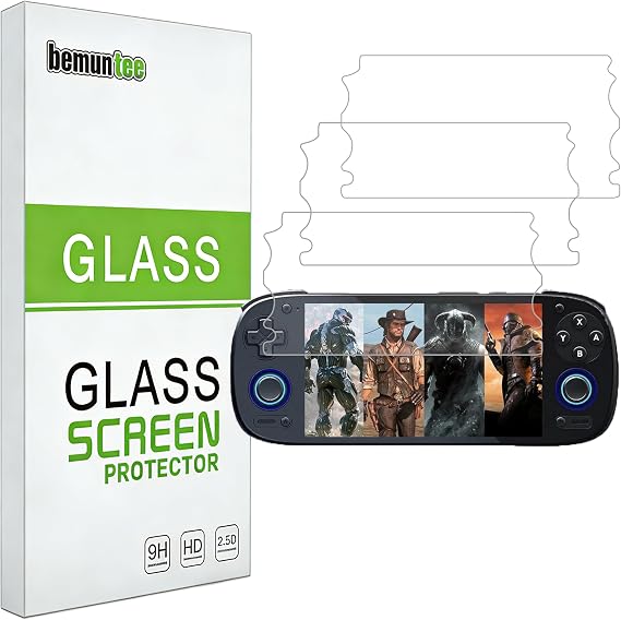 Tempered Glass 3 Pack Screen Protector For Retroid Pocket 5 | HD Clarity,Buble Free,Anti Scratch,9H Hardness