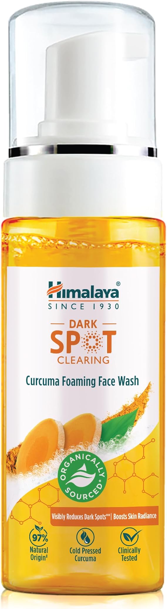Himalaya Dark Spot Clearing Curcuma Foaming Face Wash, 150ml