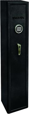 Stack-On SHD-SU-BG-E Stand Up Home Defense Safe with Electronic Lock, Black Granite, 12 x 11 x 55 Inches