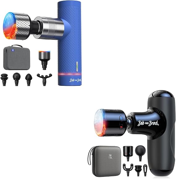 BOB AND BRAD Q2 Pro Mini Massage Gun and A7 Pro Massage Gun with Heat and Cold Therapy