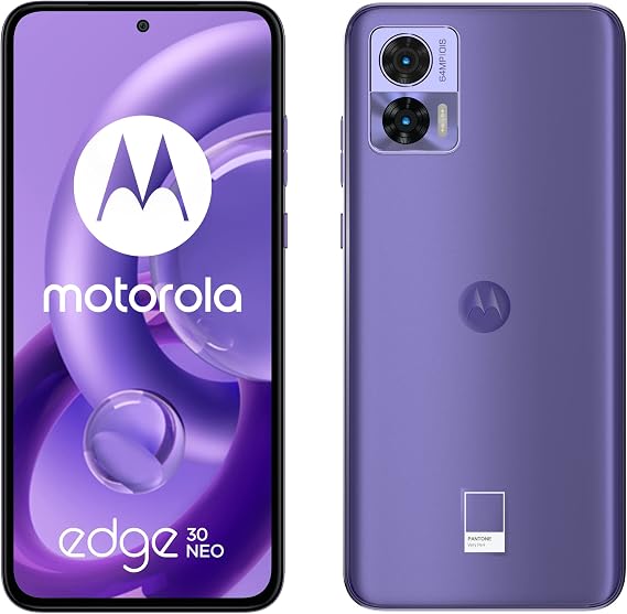Motorola Edge 30 Neo 5G (Very Peri) 128GB + 8GB RAM SIM-Free Unlocked Android Smartphone - EU
