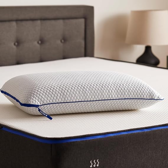 Nectar Tri-Comfort Cooling Pillow, King, Premium Memory Foam