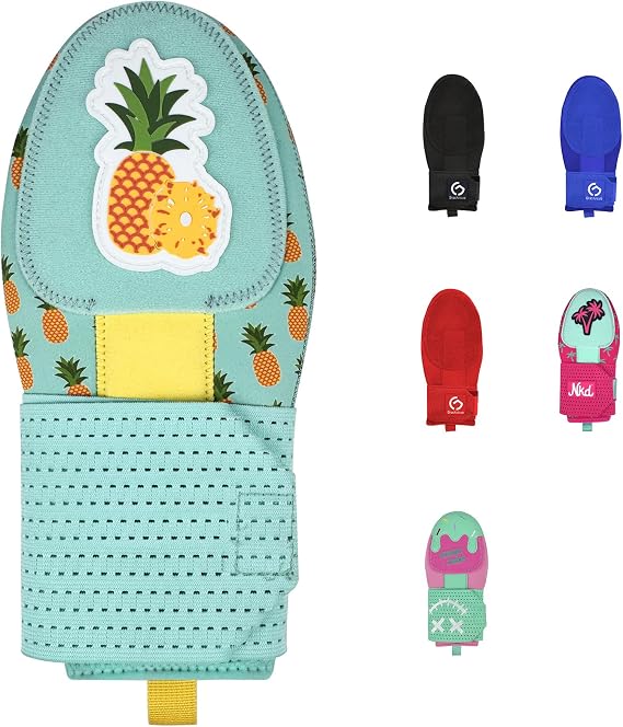 Gracfulcub Baseball Sliding Mitt, Baseball Glove Softball Guard, Ergonomic Design Protecting Fingers for Basic Base Running (Pineapple, Adult Universal)