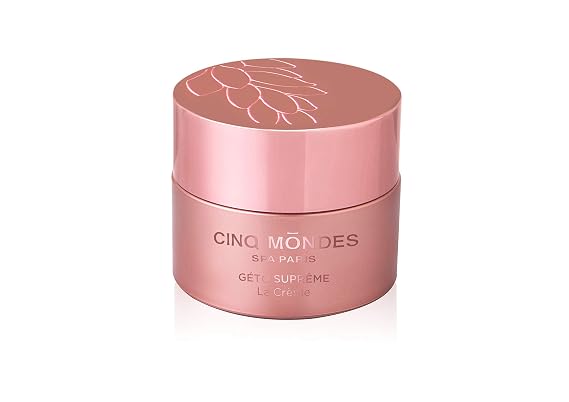 Cinq Mondes Geto Supreme Cream-1.7 Fl.Oz. - Age-Defying Facial Moisturizer For Dry, Mature Or Normal Skin. Ultimate Cell Renewal - With Organic Geto Extract For Supreme Youth
