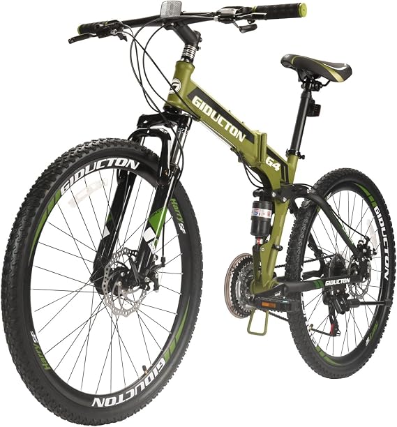 EUROBIKE 26 in Folding Mountain Bikes for Adult Men and Women G6