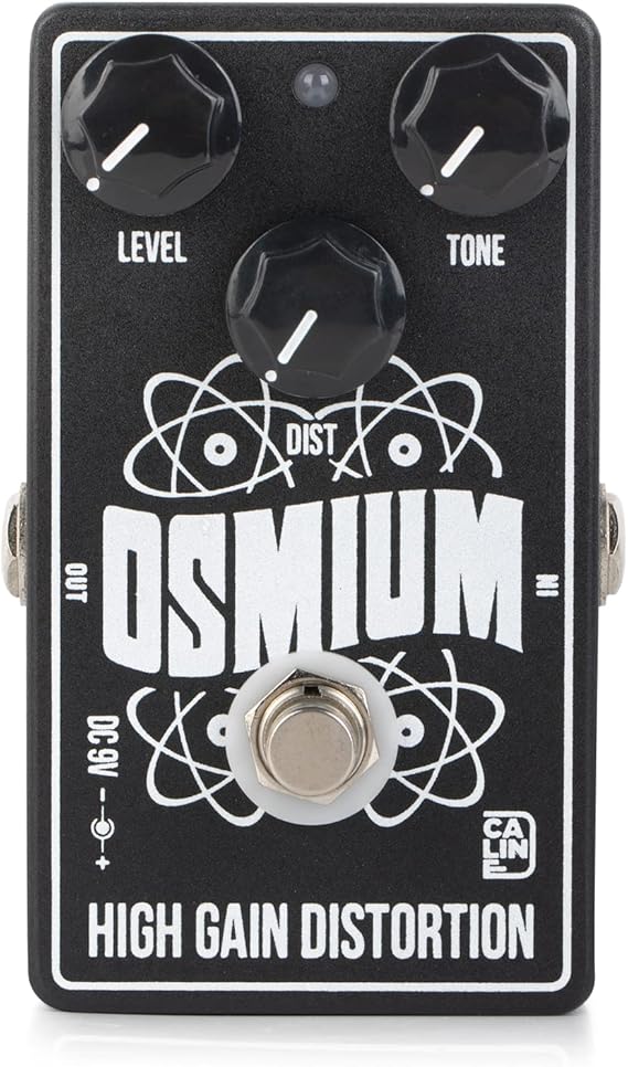 Caline CP-501 Osmium High Gain Distortion Guitar Effect Pedal for Electric Guitar and Bass