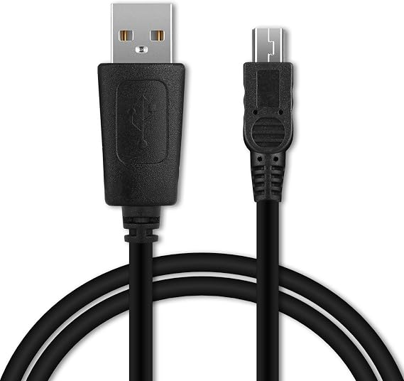 CELLONIC 1x > USB A Datenkabel kompatibel mit Garmin DriveSmart 65 MT-S EU 2.0 1m PVC schwarz für Garmin Alpha 100 Camper 780 Drive 61 LMT-S Camper 770 LMT-D eTrex 32x DriveSmart 65 MT-D