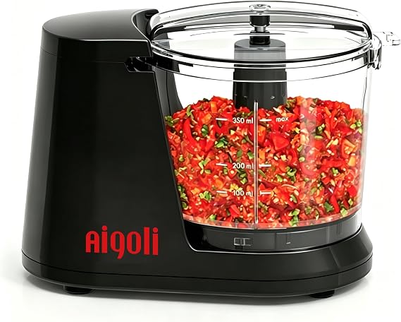 Aigoli Electric Food Chopper, Vegetable & Herb Mini Food Processor