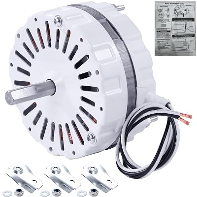 F0510B2497 White Attic Fan Replacement Motor Kit – Includes F0510B2944 Power Attic Vent Fan Unit, Bridges, and Nylon Locking Nuts – Compatible with Lomanco 2000 Series