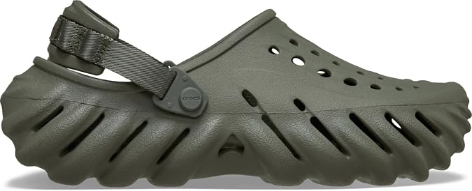 Crocs Unisex Adult Echo Clog, Dusty Olive, 11 Women/9 Men