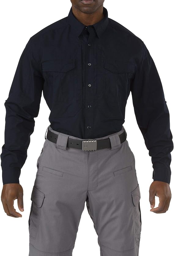 5.11 Tactical Men's Stryke Long Sleeve Shirt, Flex-Tac Stretch Fabric, Teflon Finish, Style 72399