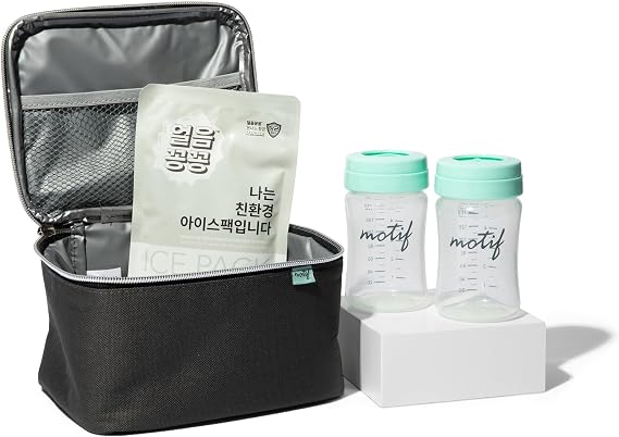 Motif Medical Luna Breast Milk Storage Cooler Set - (Black)