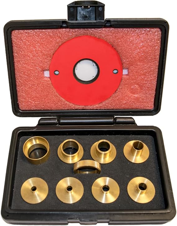 SawStop RT-TGS 9 Pc Brass Precision Template Guide Set