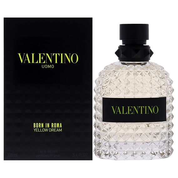 Valentino Uomo Born In Roma Yellow Dream for Men - 3.4 fl oz EDT Spray