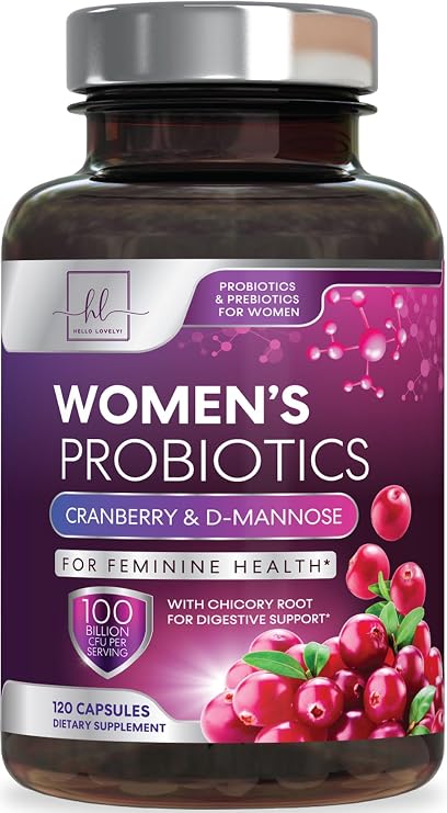 Probiotics for Women - Prebiotic and Probiotic Blend 60 Billion CFU Per Serving - 16 Strain Womens Probiotic for pH Balance & Vaginal Support -