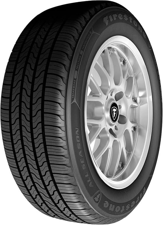 Firestone All Season Touring Tire P255/60R19 108 S | Truck/SUV Touring All Season Traction 108S Rated Standard Load Radial Construction Black Sidewall Tire