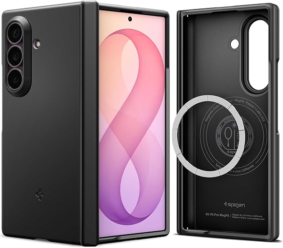Spigen Air Fit Pro MagFit for Galaxy Z Fold 8 Ultra Case, Black