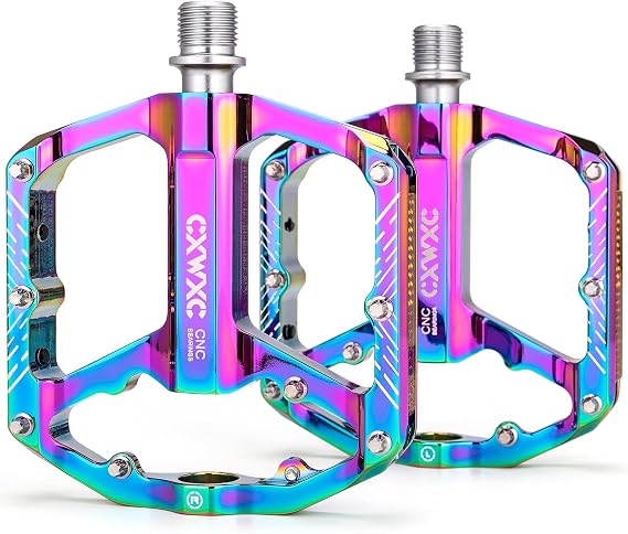CXWXC Mountain Bike Pedals - 9/16" Bicycle Pedals Platform
