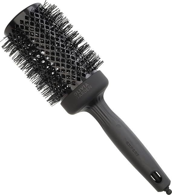 Brushing Brush Expert Blowout Shine Black Label wavy bristles 55mm Olivia Garden
