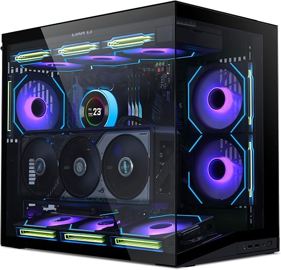 Lian Li O11 Dynamic Mini V2 Siyah Mid Tower ATX Kasa (G99.O11DMIV2X.00)