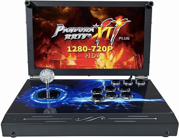 30,000 in 1 Portable Arcade Game Console 14" HD Screen Single Player Pandoras Box 70S Retro Video Game Machine 9000mAh Search/Hide/Save/Load/Pause Game