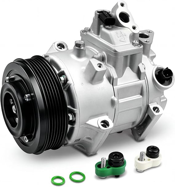 AC Compressor Compatible with Toyota Camry 2012 2013 2014 2015 2016 2017 2.5L,RAV4 2009 2010 2011 2012 2.5L,Sienna 2011-2013 2.7L Pre-filled with Compressor Oil