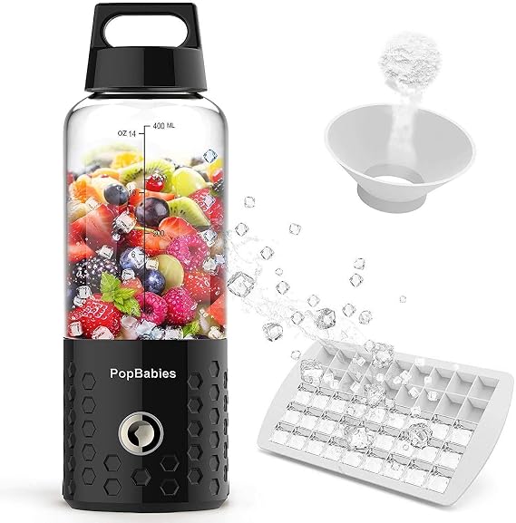 PopBabies Portable Smoothie Maker, Mini Blender to Go