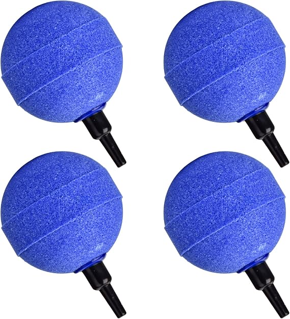 Air Stone Bar Bubble Diffuser Set, Ball-Shape Fish Tank Air Bubble Air Stone Bar Hydroponics Oxygen Diffuser, for Aquarium Fish Tanks Ponds