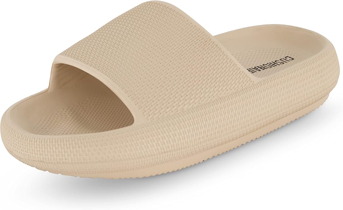 CUSHIONAIRE Kid's Feather pool slide with +Comfort, Khaki 1