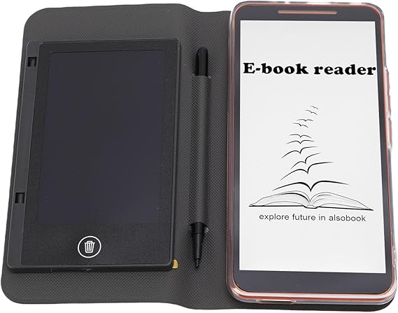 Tangxi E Book Reader, 8.1 E Reader Device with 5.7" HD Screen, Built in Camera & Speaker, WiFi, Portable EReader with Writing Pad & Protective Case,