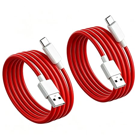 2Pcs Charging Cable for OnePlus,2M 65W USB C Charging Cable Used for OnePlus 11/10 Pro/Nord 2T/8/7 Pro/7T/6T/6/5T/5/3T
