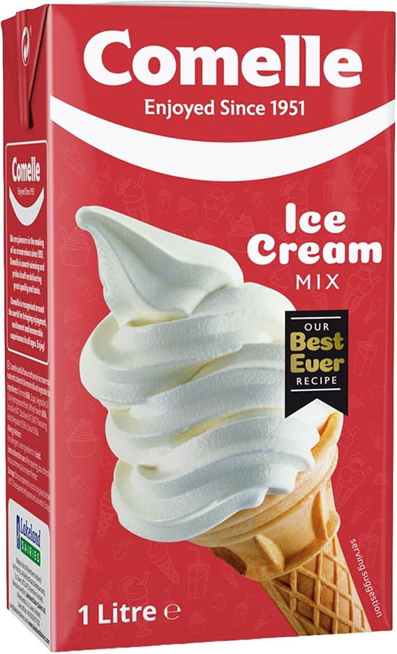 Comelle Soft Serve Ice Cream Mix, 1 Litre