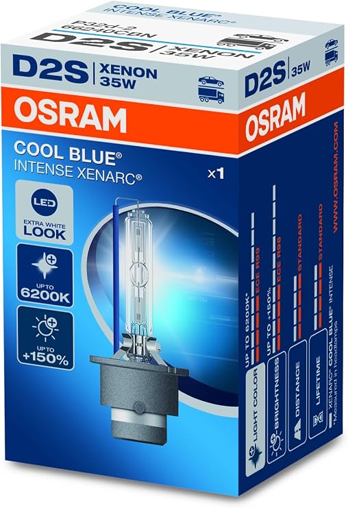OSRAM Xenarc Cool Blue Intense NextGen HID-Xenon bulb - D2S - 12V/35W - single piece (max. 6200K)