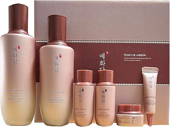 VM Korea Yehwadam Heaven Grade Ginseng Rejuvenating Gift Set Toner Emulsion Set