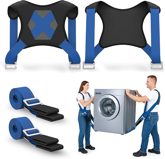 NOCOEX Moving Straps for Lifting 2-Person: Shoulder Lifting & Moving System