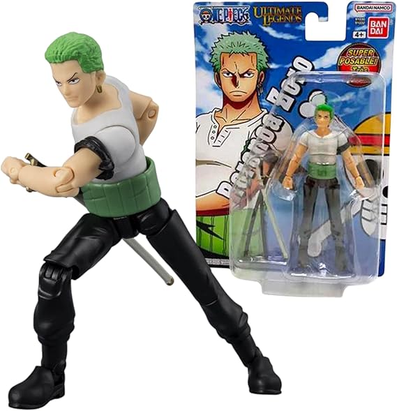 BANDAI Ultimate Legends 12.5cm One Piece Zoro Action Figure