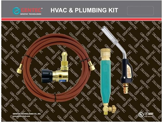 KPSL4SP GENTEC Air Propane MAPP Auto Ignite Torch Kit