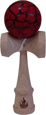 BlackRed Crackle Kendama