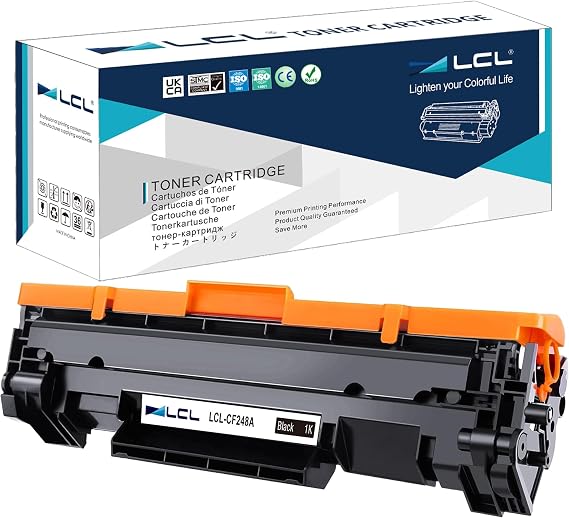 LCL Compatible Toner Cartridge Replacement for HP 48A CF248A for HP LaserJet Pro M15 M15a M15w M16w M16a MFP M28a MFP M28w MFP M29a MFP M29w M30w M31w Printer (Black 1-Pack)