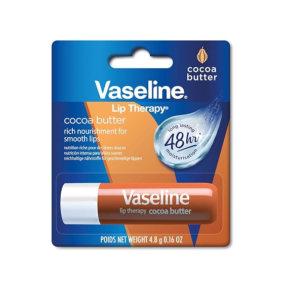 Vaseline Lip w/o Backer Card Cocoa - 12 Pack Box