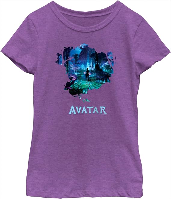 AVATAR Pandora Night Girls Short Sleeve Tee Shirt