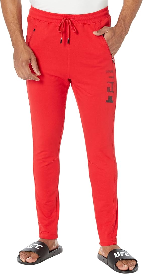 UFC Ultimate Fighting Performance Fr. Terry Joggers for Men Elastic Waistband 86% Cotton 14% Polyester