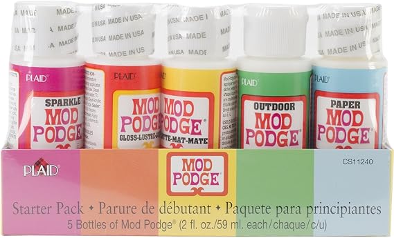 Mod Podge Starter Pack 2oz 5/Pkg- Parallel Import