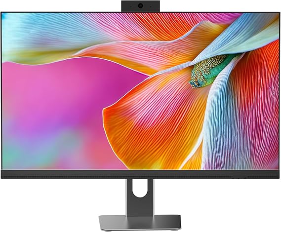 24" Full HD All-in-One Desktop Computer, i5 CPU , 8GB RAM, 256GB SSD, 1920x1080 Display, Privacy Protection Webcam, WiFi 6 + BT 5.3, Win11 Home, Black (i5 CPU+256GB+8GB RAM)