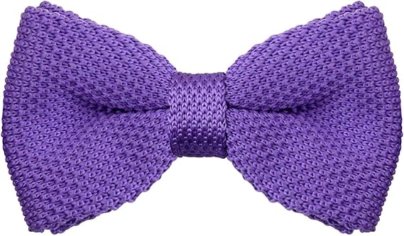 Men's Solid Color Knitted Bow Tie Knitting Casual Tuxedo Bowties