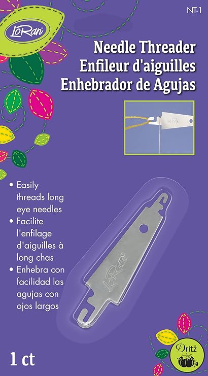 Needle Threader For Large Eye Needles