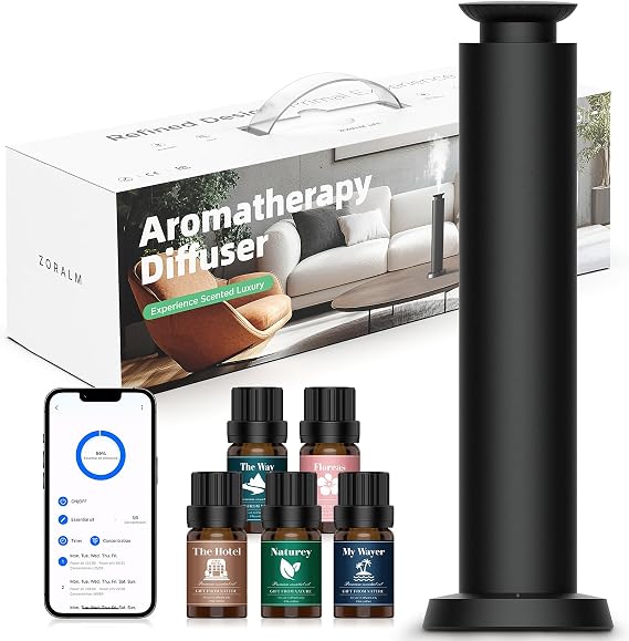 Hotel Scent Diffuser Starter Kit, Waterless Diffuser 2000 Sq Ft Coverage
